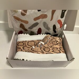 Superga - 2341 Alpina SNAKEPUFAN2W - S8115CW - TAN SNAKE - Women Size 7.5